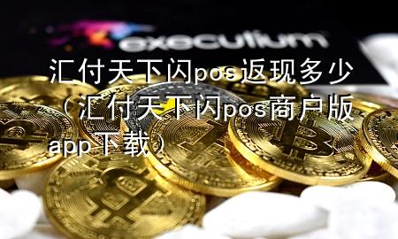 汇付天下闪pos返现多少（汇付天下闪pos商户版app下载）