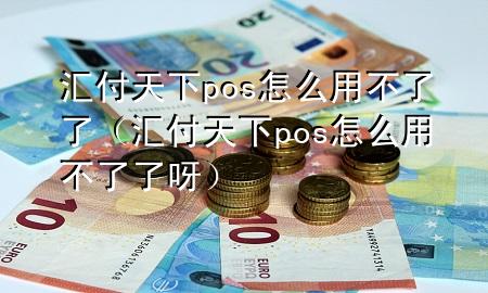 汇付天下pos怎么用不了了（汇付天下pos怎么用不了了呀）