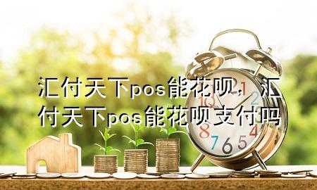 汇付天下pos能花呗，汇付天下pos能花呗支付吗