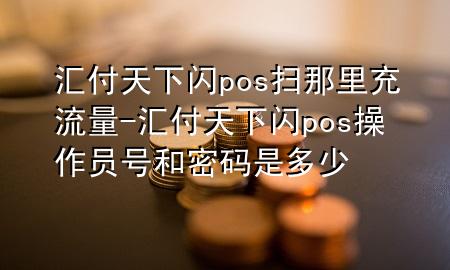 汇付天下闪pos扫那里充流量-汇付天下闪pos操作员号和密码是多少