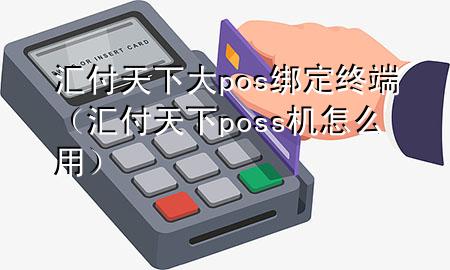 汇付天下大pos绑定终端（汇付天下poss机怎么用）